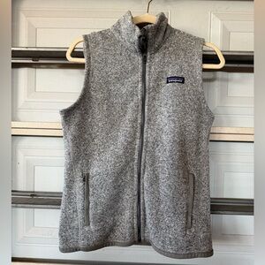 Patagonia Heather Gray Zip Vest
